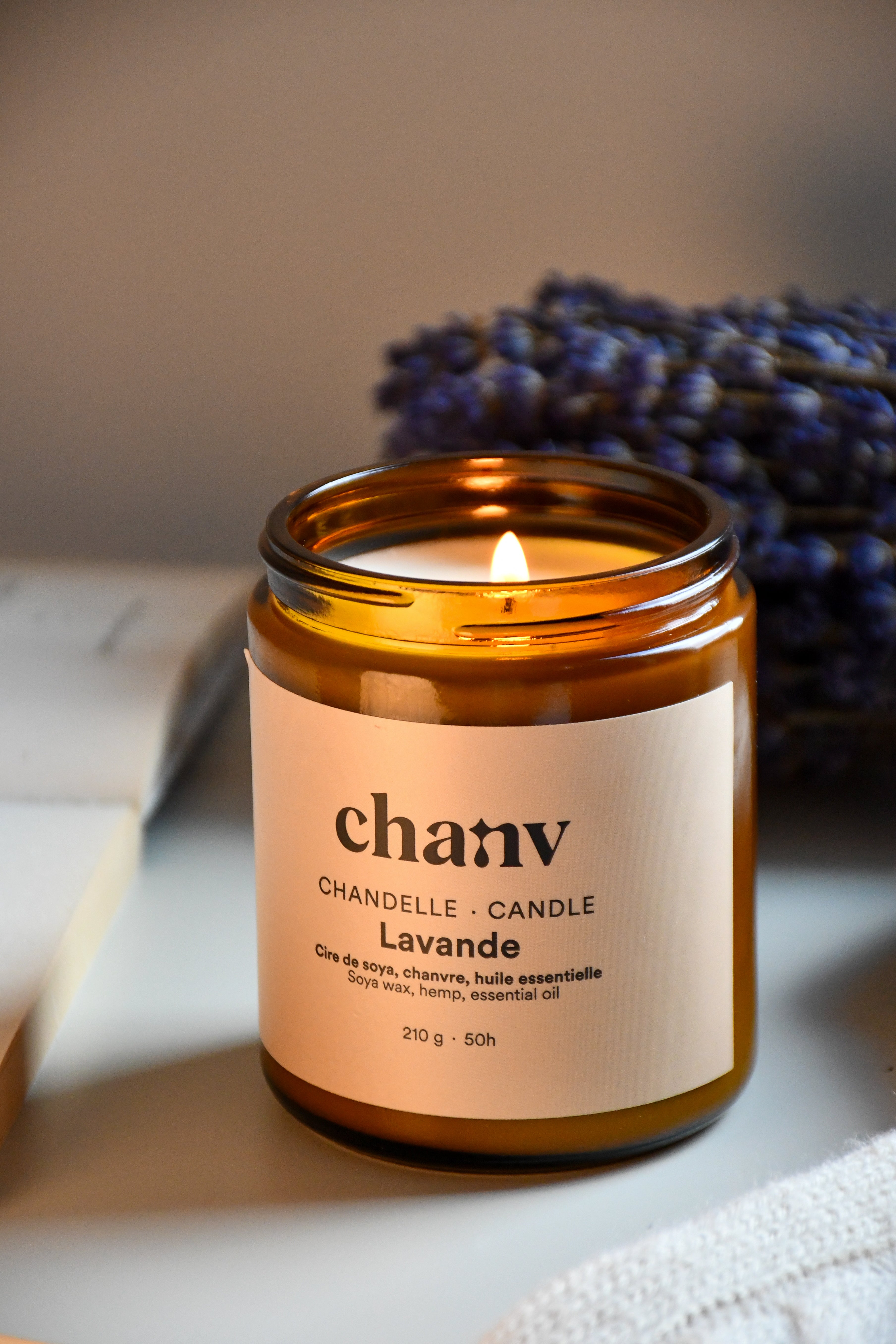 Chandelle à la Lavande