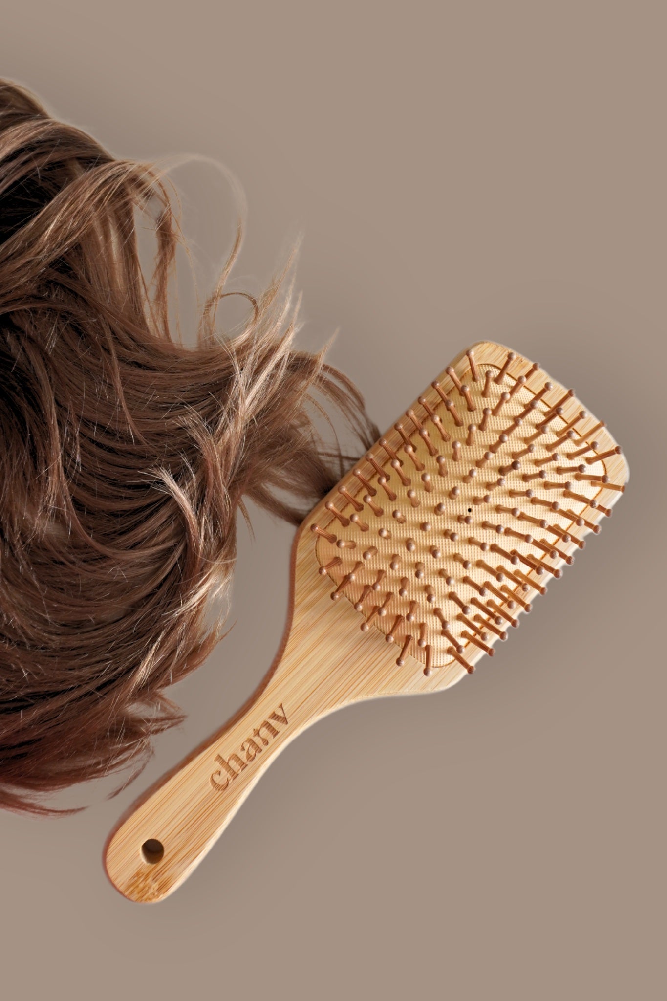 Brosse à cheveux en bambou